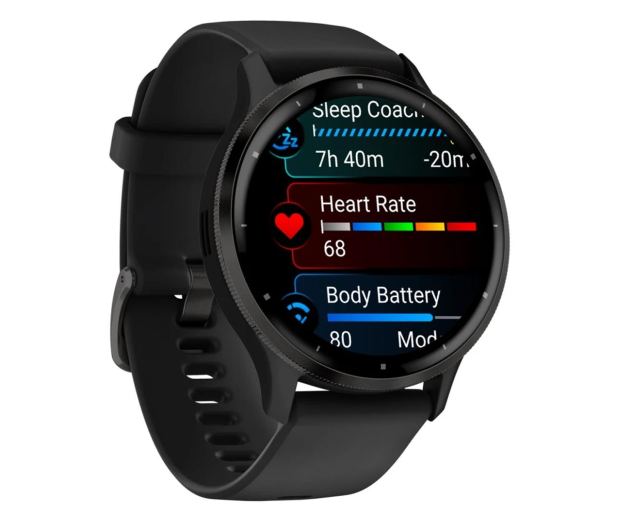 GARMIN Venu 3 45 mm GPS Czarny (010-02784-01) - 1173424 - zdjęcie 3